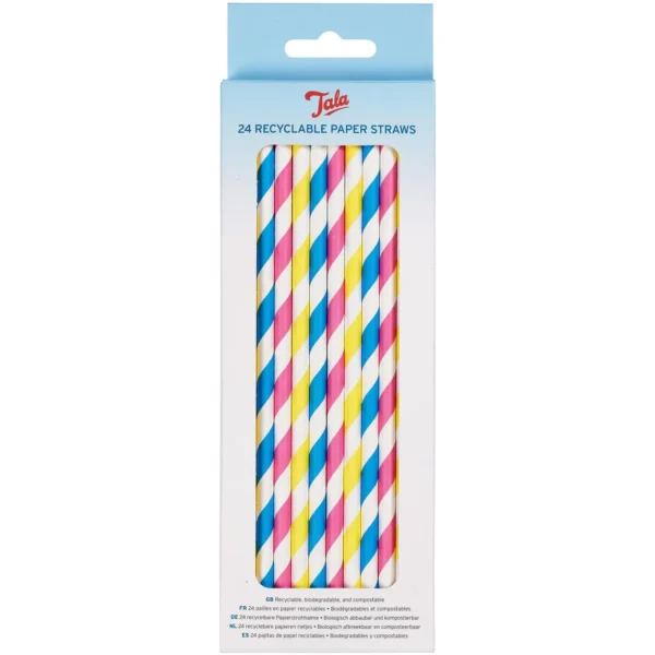 Tala Recyclable Paper Straws Pack of 24