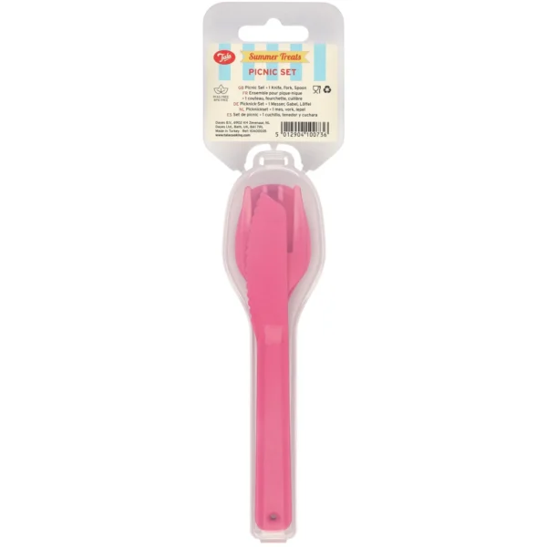 Tala Picnic Cutlery Set Raspberry