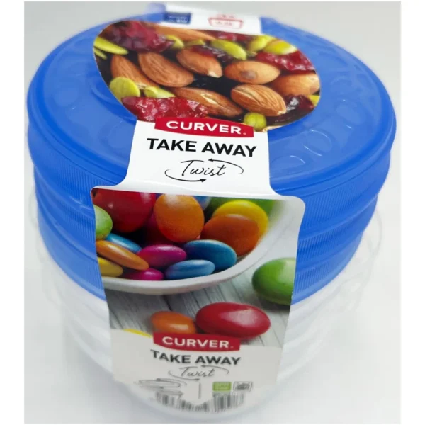 Curver Take Away Twist 0.5L 3 Pack
