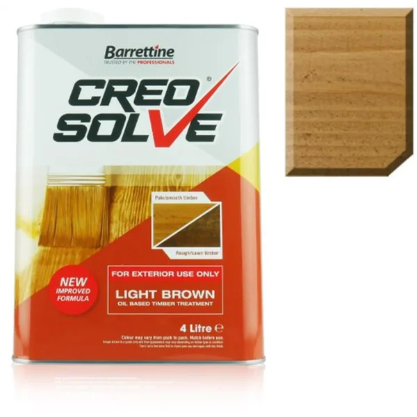 Barrettine Creosolve Light Brown 4 Litres