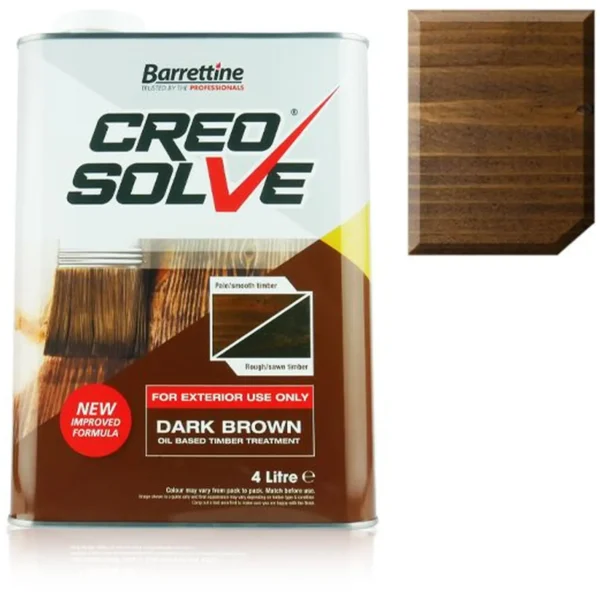 Barrettine Creosolve Dark 4 Litres
