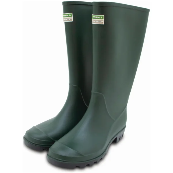 Town & Country Traditional Full Length Wellington Green Size 6