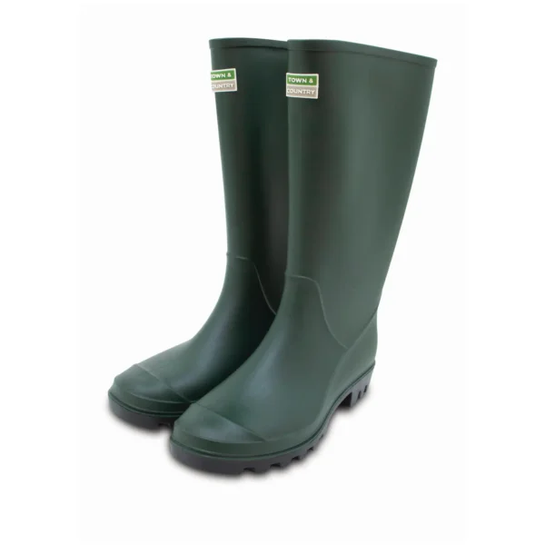 WLS0229 Town & Country Traditional Full Length Wellington Green Size 9