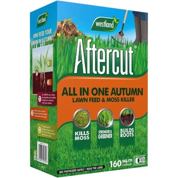 Westland Aftercut All In One Autumn Lawn Feed  And Moss Killer 160sqm