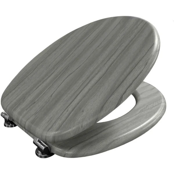 homebathroom Grey MDF Toilet Seat