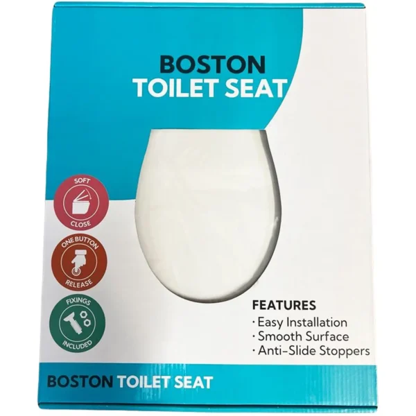 homebathroom Boston Toilet Seat White